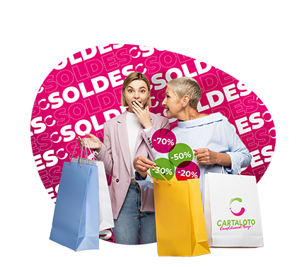 Soldes - association - promotion - bonnes affaires - loto - fête -
