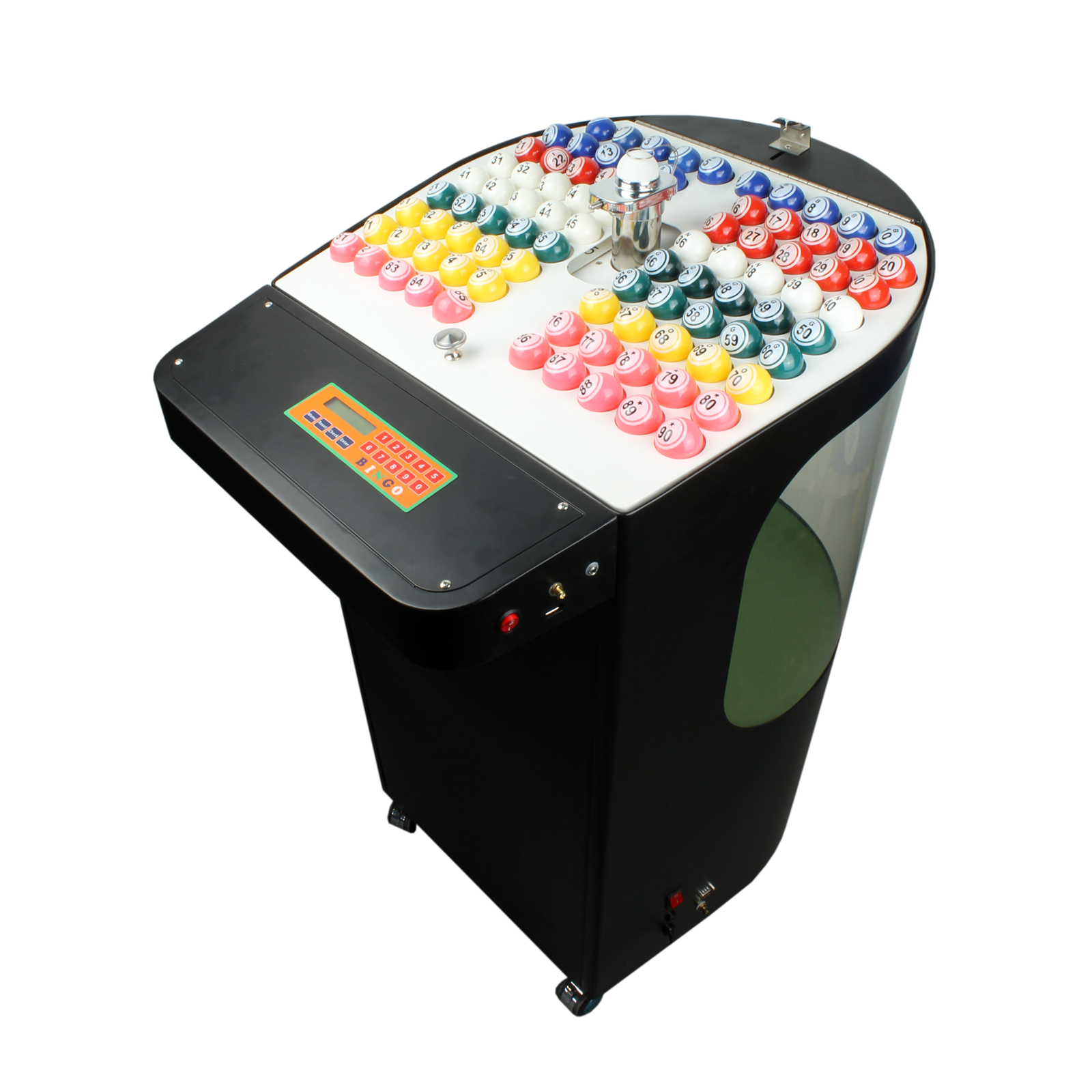 Machine de loterie électrique en acrylique Automatique Bingo Cage