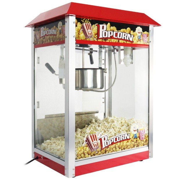 Commercial popcorn machine