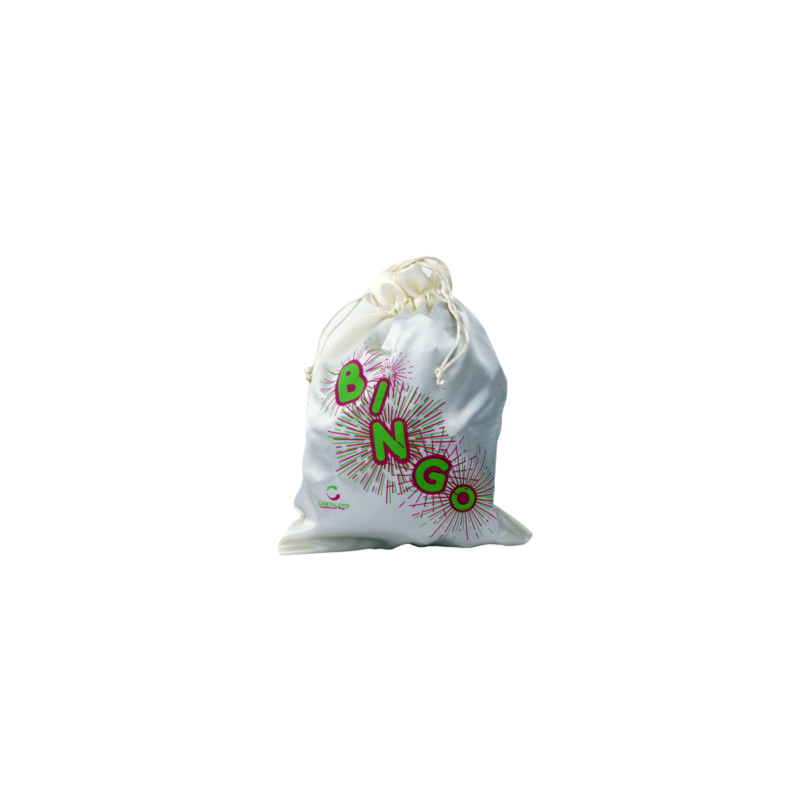 90 jetons de loto en hêtre + sac de tirage - Plastic Jeux