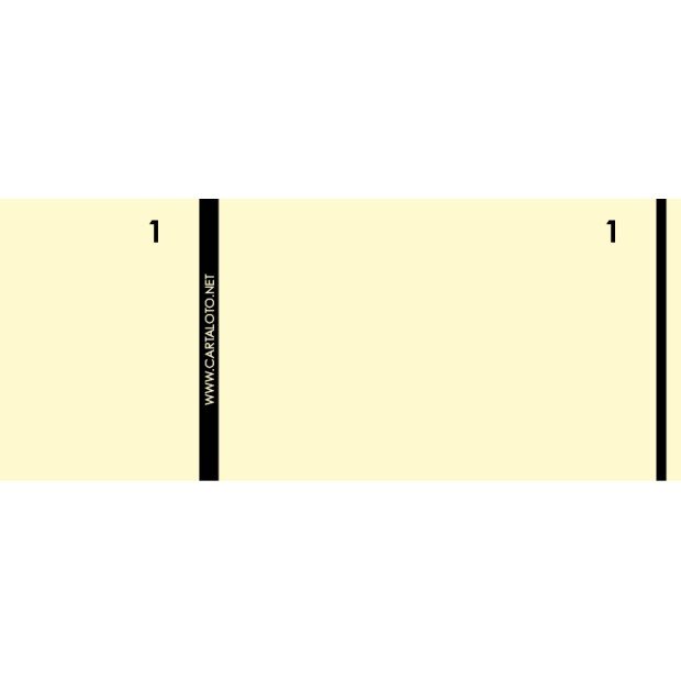 10 Booklets of 100 numbered check tickts - 2 clip parts (customisable)