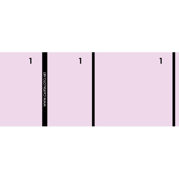 Carnet à souche personnalisés de 100 tickets - 3 parties