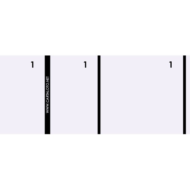 Carnet à souche personnalisés de 100 tickets - 3 parties