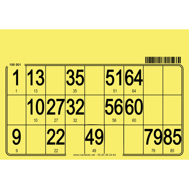 500 Bristol 90 ball bingo cards