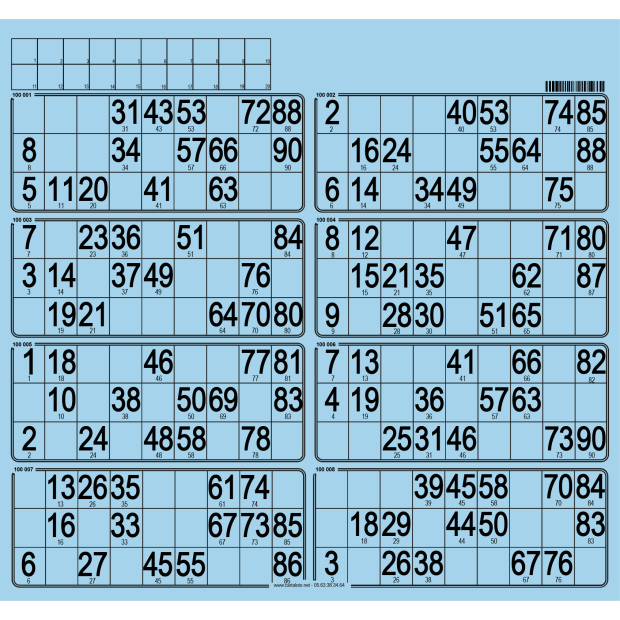 carton de loto souple