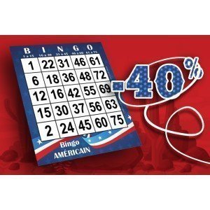 Bingo Américain - Bleu