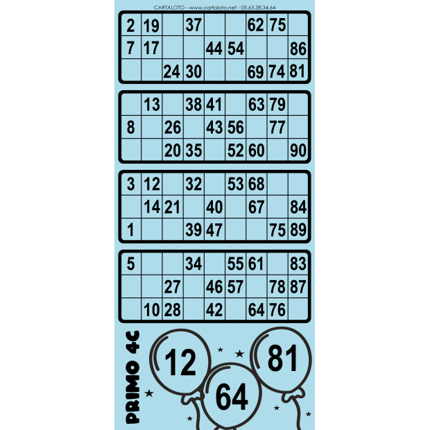 Primo 4C - 4 grids