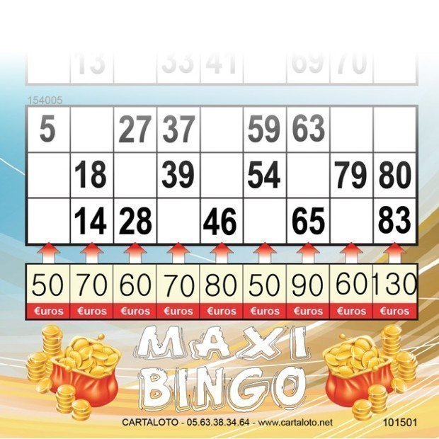 grille maxi bingo
