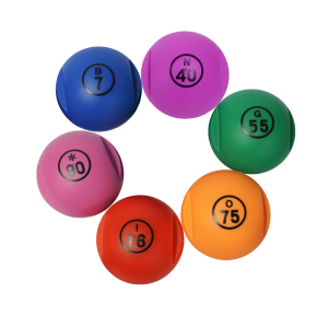 Boite Boule de loto magnetique et 100 pions Fuchsia Couvercle