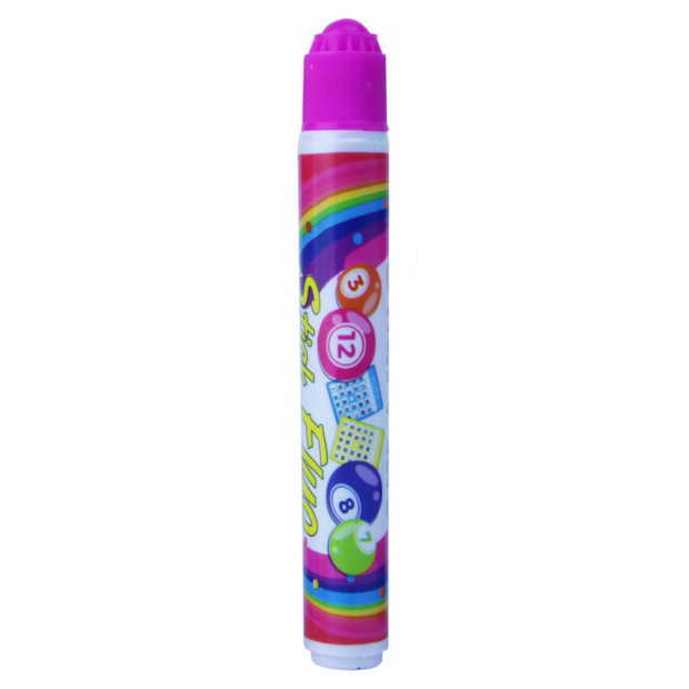 marqueur bingo loto stick flou rose