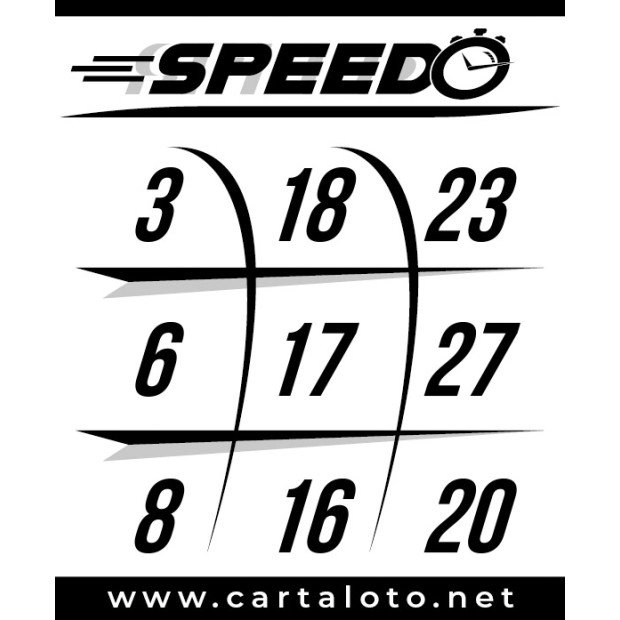 Speedo 9 numbers