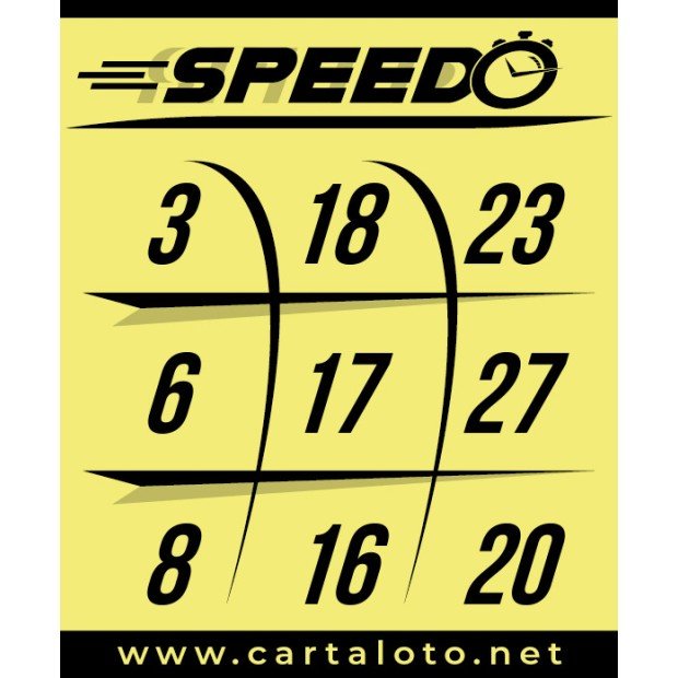 Speedo 9 numbers