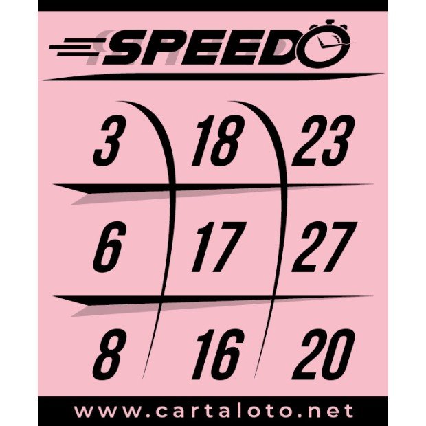 feuille de loto partie speciale speedo 9 numeros