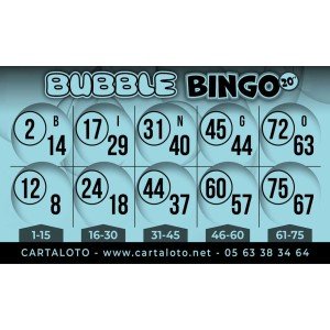 Feuille loto bingo cartons loto feuilles