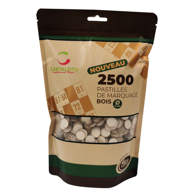 Lot de 50 Sachets de 100 Pions de Loto