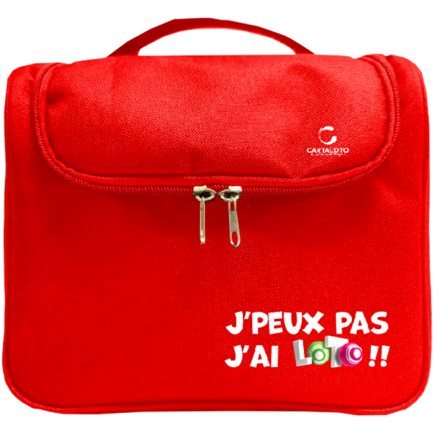 vanity case rouge accessoire de loto