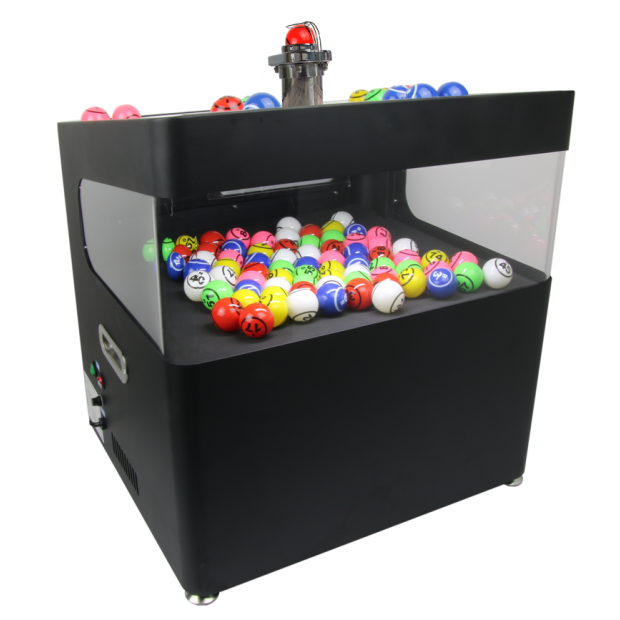 Electro airball bingo blower machine