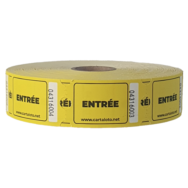 tickets d'entrée