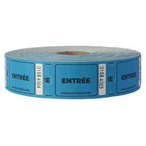 Rouleau de 1000 tickets - Entrée