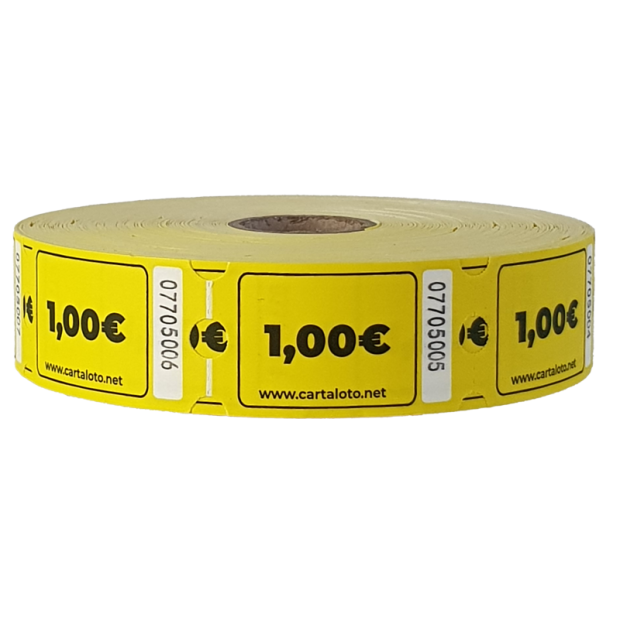 Roll tickets - 1000 Cash tickets