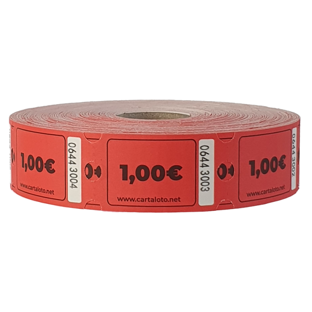 Roll tickets - 1000 Cash tickets