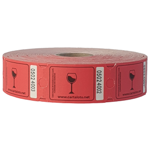 Roll tickets - 1000 Wine tickets