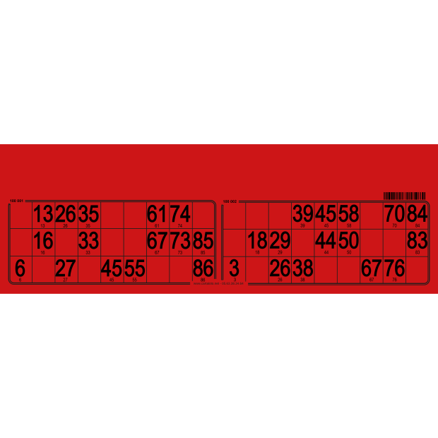 250 Planches de loto feuille - 2 grilles