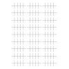 Sheet blank sticky label with stampable boxes