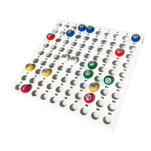 1-90 recessed check tray for 18 mm balls - Plexiglass