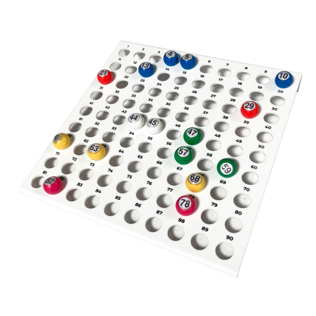 1-90 recessed check tray for 18 mm balls - Plexiglass