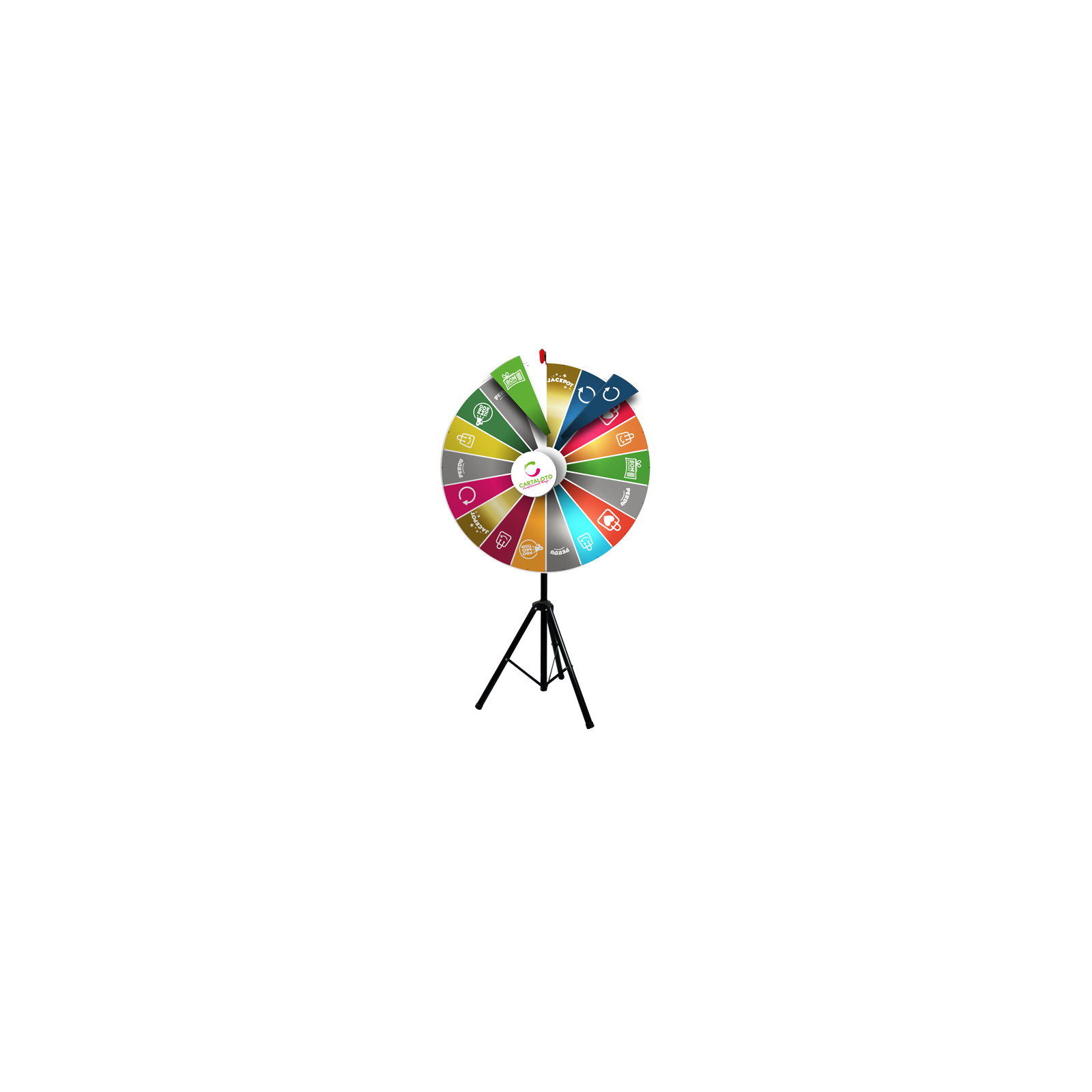Mini Roue De La Fortune Acrylique – 12,5 Cm, 8 Sections, Surface Effaçable, Marqueur Inclus, 80g, Portable
