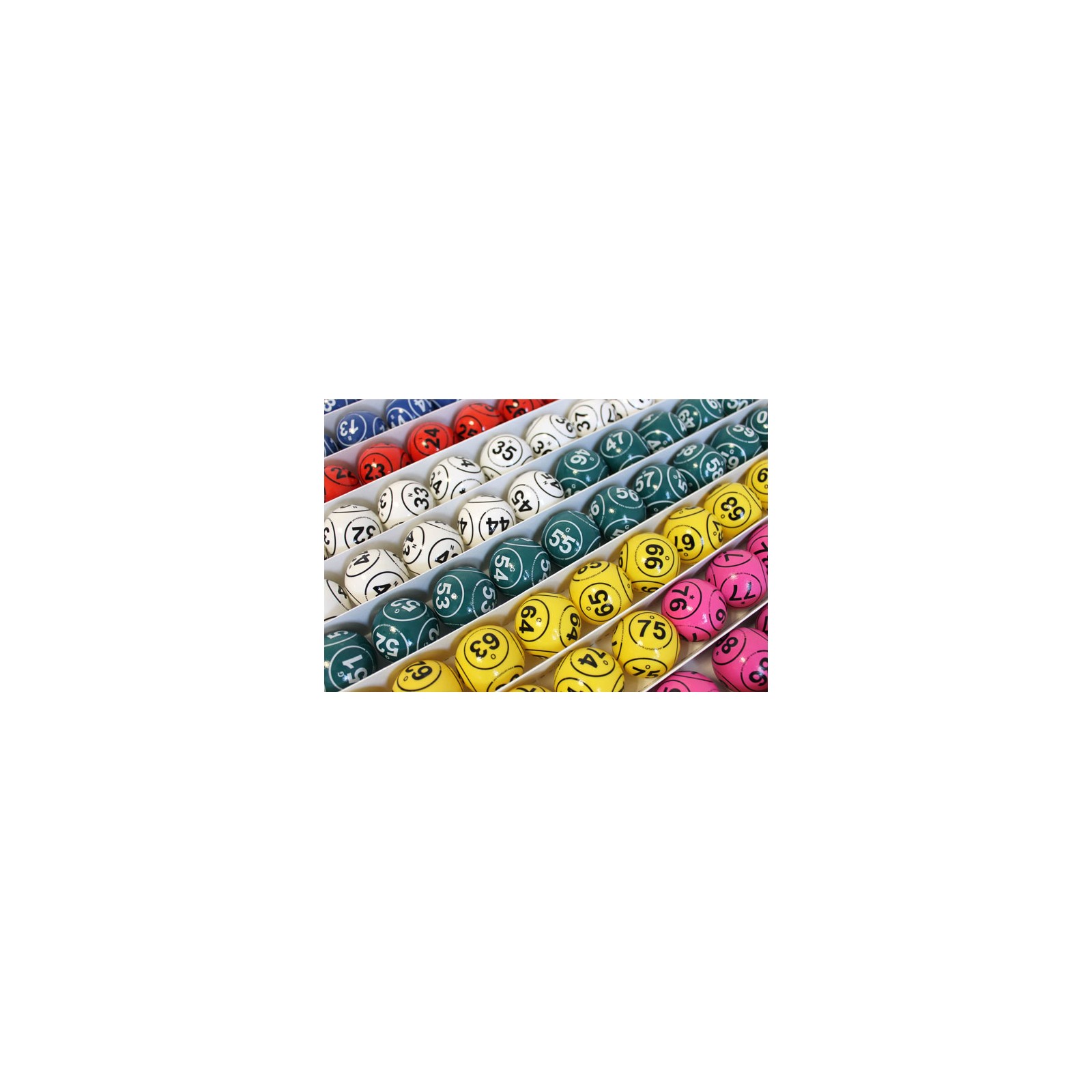 Six sided 5 color bingo balls I Bingo supply I Ping pong