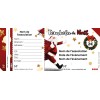 Ticket tombola personnalisé - Noel