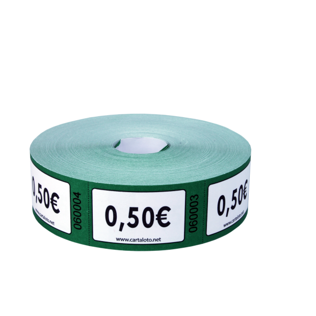 Roll tickets - 1000 Cash tickets