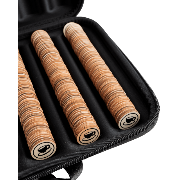 case open with tokens inside