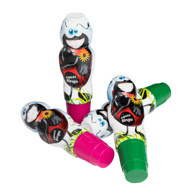 Ladybug bingo daubers - magenta and green