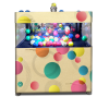 Abstract Nano airball bingo machine with flight case