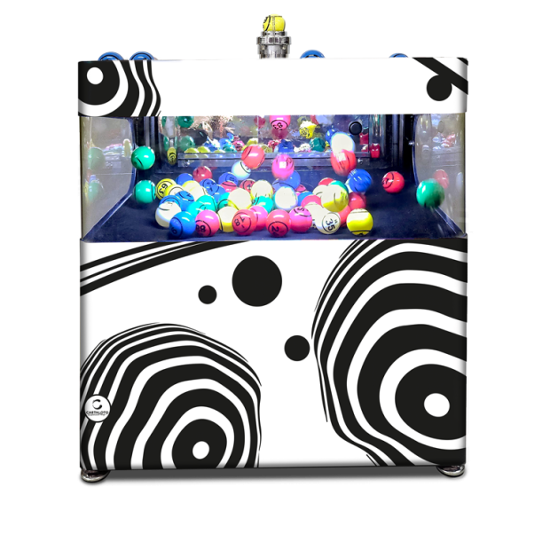 copy of Abstract Nano airball bingo machine with flight case