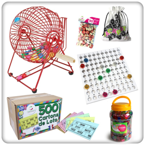 Bingo cage game set