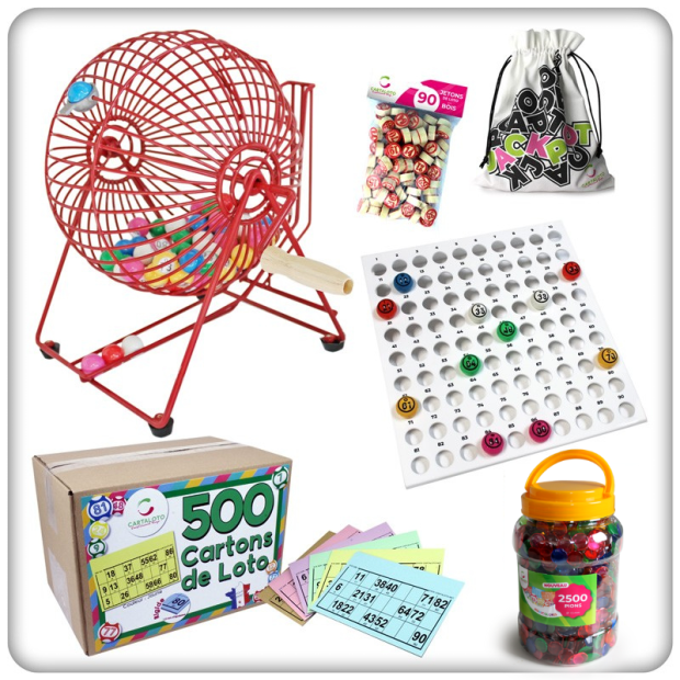 Bingo cage game set