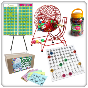 Standard bingo cage set
