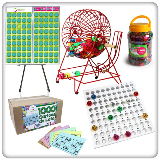 Standard bingo cage set
