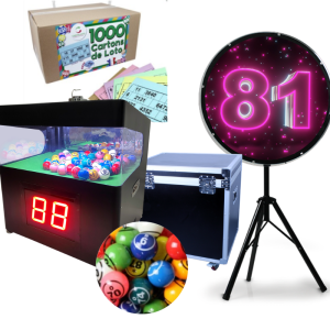 Golden bingo game set