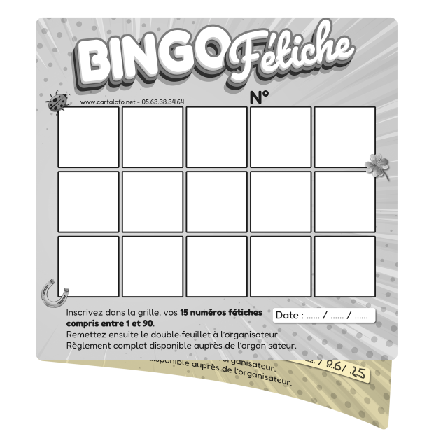 Bingo Fétiche - vide montage