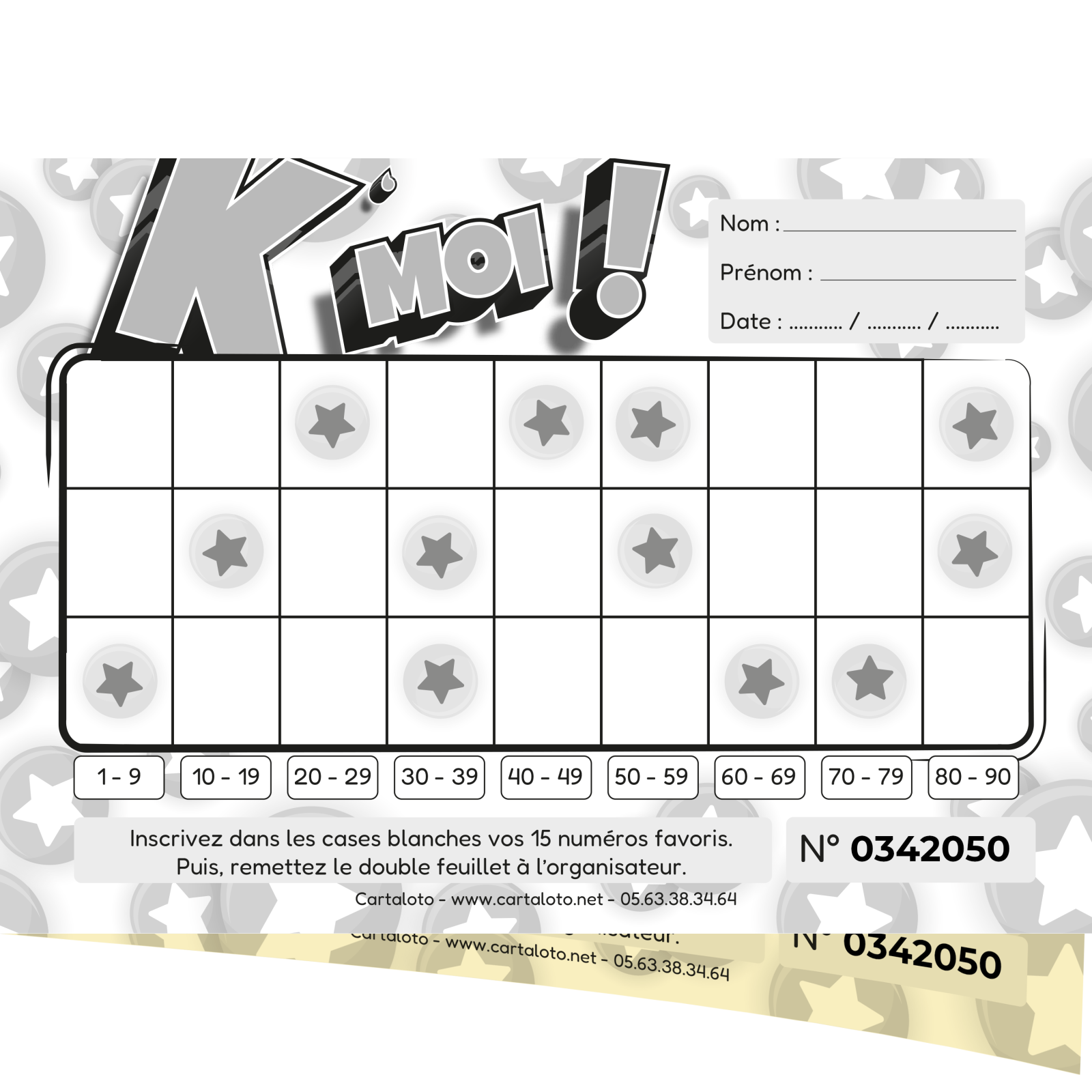 Jeu De Société MJL – Mon Loto Favori – Loto Amusant – Occasion