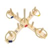 Ring toss wooden game
