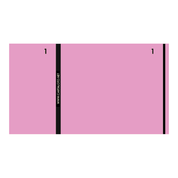 1 carnet "extra large"- 2 parties personnalisés