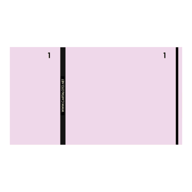 1 carnet "extra large"- 2 parties personnalisés