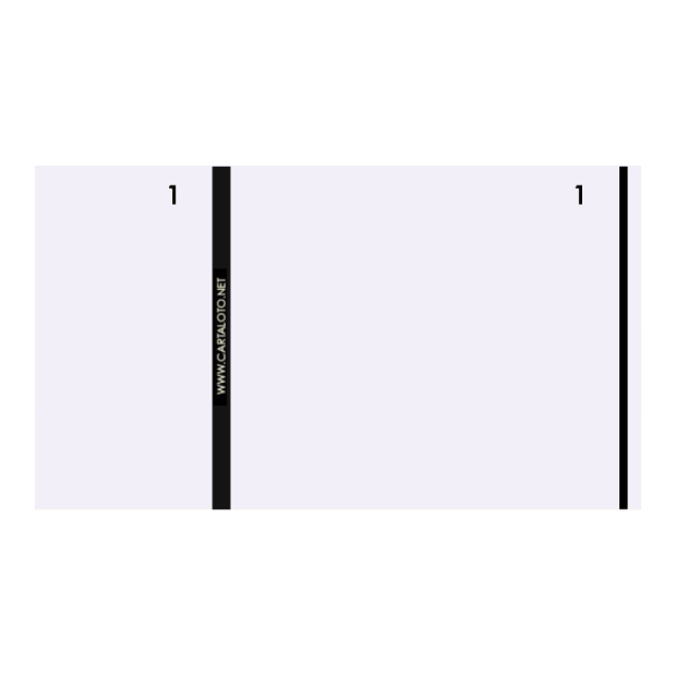 1 carnet "extra large"- 2 parties personnalisés