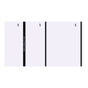 copy of 10 Booklets of 100 numbered check tickts - 2 clip parts (customisable)